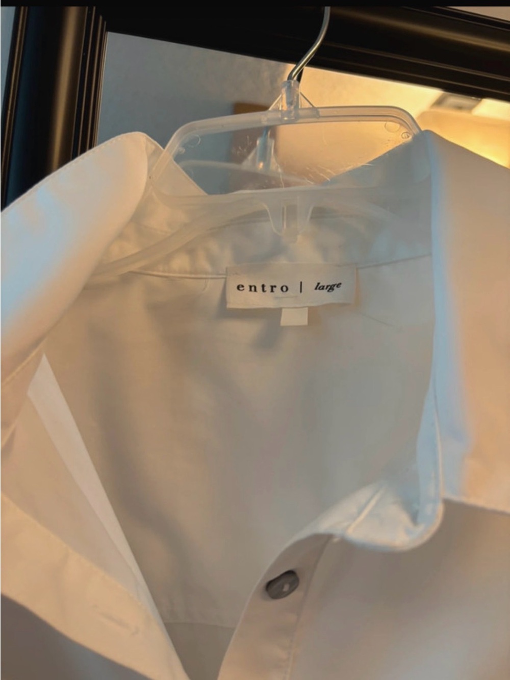 White Ruffle-Hem Top - Picture 3 of 3